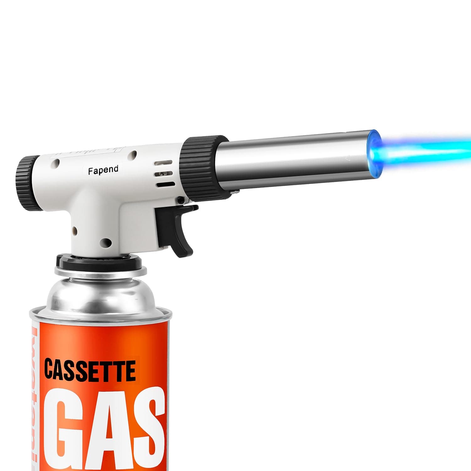 Culinary Professional Kitchen Butane Torch | Kitchen Butane Torch Kitchen Blow Lighter with Reverse Use for Creme, Brulee, BBQ, Baking, Jewelry | Butane Fuel Not IncludedF（Made in Japan）