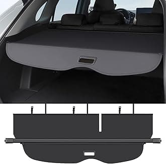 Cargo Cover Compatible with Jeep Grand Cherokee 2011-2021 Accessories Canvas Texture Retractable Trunk Cover Security Shield Luggage Privacy (Canvas)