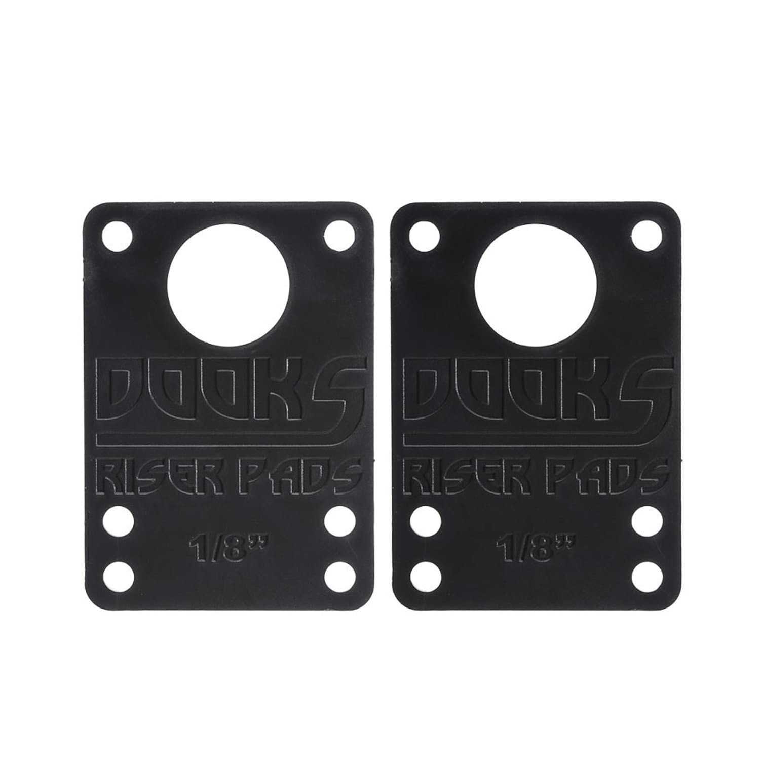 Dooks Black Riser Pads - 1/8"