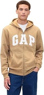 GAP Logo Heritage Hoodie Hooded Full Zip Sweatshirt