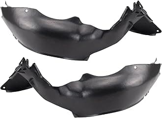 TRQ Inner Fender Liner Set Compatible with 2007-2008 Chevrolet Aveo GM1249162 GM1250127