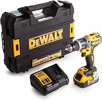 DEWALT DCD796P1-GB XR Brushless Compact Lithium-Ion Combi Drill, 18 V, Yellow/Black, One Size
