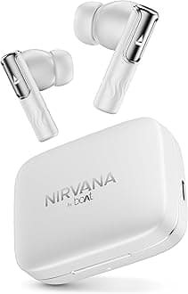 Nirvana Ivy, 50dB Hybrid Active Noise Cancellation, 360º Spatial Audio,Fast Charge,App Support, v5.3 Bluetooth Earbuds, TWS Ear Buds Wireless Earphones with mic (Gunmetal Black)