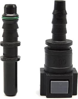 HiSport Fuel Line Hose Quick Release Connect - 7.89mm 5/16 T8 in Male&Female Nylon Straight Push-On Connector