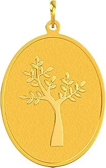 Manappuram Riti Jewellers 22k(916) 2.00 Gm Tree Yellow Pendant