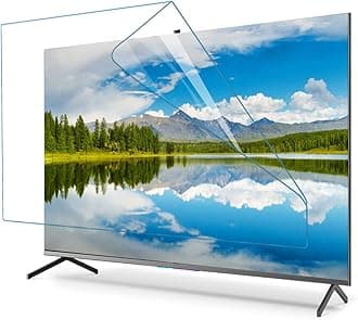 HAMIMI 43-58 Inch Tv Blue Light Screen Protector, Frosted Anti Glare Lcd Display Protector Film, Blue Light Blocking Filter Film, Fits Lcd, Led, 4k Oled and Qled Hdtv Displays,Matte-49in(1084X610) mm