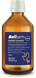 RAPIDE ForteX4 - Supplement for Racing Pigeons - Improve Stamina, Endurance, Recovery and Immunity (250ml)