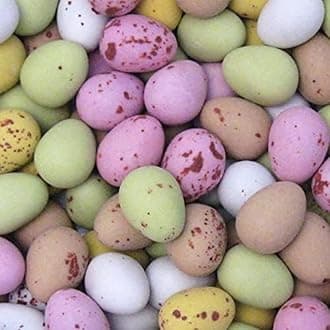 1KG Bag - Chocolate Flavour Mini Eggs for Easter - Decoration Chocolate and Speckled Eggs