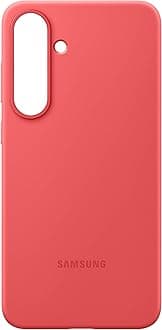 Samsung Galaxy S25 Silicone Phone Case, Protective Cover, Color Variety, Smooth Grip, Durable Design, Snug Fit, US Version, EF-PS931CBEGUS, Red