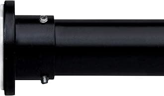 Room/Dividers/Now Tension Curtain Rod - Tension Window Rods - Bedroom, Kitchen Rod - Long, Heavy Duty, Adjustable Extension Curtain Rods by Room Dividers Now (80-120 Inches, Black)