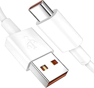 Xiaomi 67W Type C Quick Charge High-Speed & Data Transfer Cable for Xiaomi 15 Ultra/15/14 Ultra/14/ Redmi Note 14 Pro+/14C/ Note 13 Pro+| Smartphone,Laptop| Support Mi 33W USB-C Turbo Charger, White