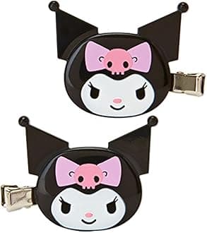 Sanrio Kuromi Bow Hair Clips