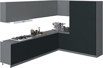 Kitchen Timeless Collection Black & Gray Color Base Size 12Ft Wide