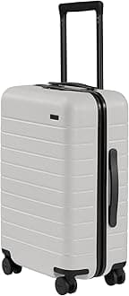 Carry-On Luggage, Lightweight Hardside Suitcase with Spinner Wheels, 22 Inch Airline Approved, TSA Lock, Cloud Gray