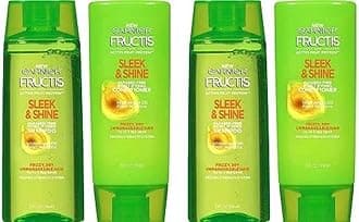 Garnier Fructis Sleek & Shine 2 Shampoo + 2 Conditioner 3 oz Travel Personal Size