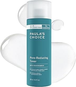 Skin Balancing Pore-Reducing Face Toner with Niacinamide, for Oily Skin & Combination, Minimizes Large Pores, Controls Oil & Shine, Hydrates & Replenishes, Fragrance-Free - 190 ml