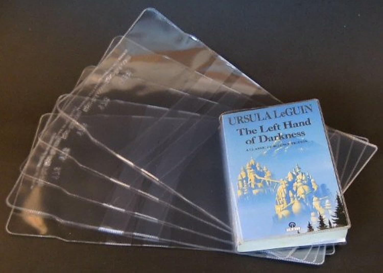 10X Clear Plastic Paperback Book Covers 180MM