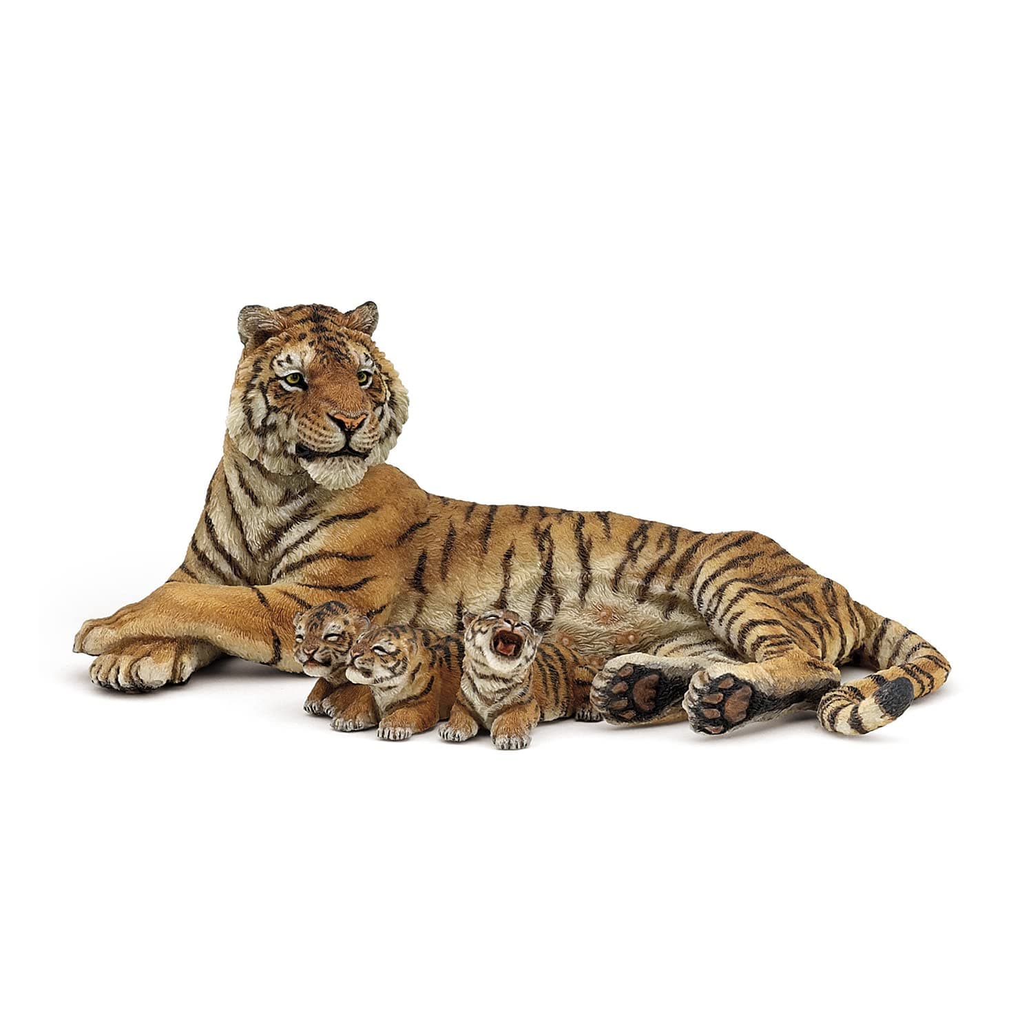 Lying Tigress Nursing Figure