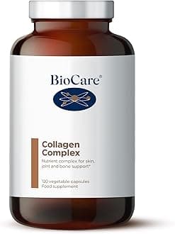 Collagen Complex - Vitamin C & Zinc with Marine Collagen, Hyaluronic Acid & Rosehip Powder - Skin, Joint and Bone Support - 120 Capsules