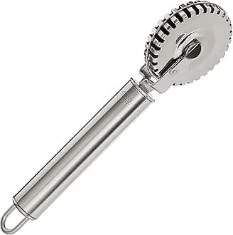 Ravioli Cutter, 18/10 Stainless Steel Pastry and Pasta Cutting Wheel, Perfect for Cutting, Sealing, and Crimping Fresh Pasta and Pastry Dough