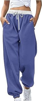 Womens Casual Athletic Cotton Long Sweatpants,Teen Girl Solid Color Cute Hiking Long Pants,Fall Trendy Clothes