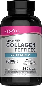 NeoCell Collagen Peptides Pills | 360 Caplets | with Vitamin C | Supplement for Women and Men