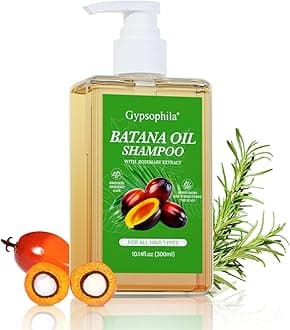Batana Oil Shampoo,Rosemary Shampoo,Nourishing & Rejuvenating for Softness & Volume, Suitable for Men & Women, Reduces Hair Loss (10.14 fl oz)