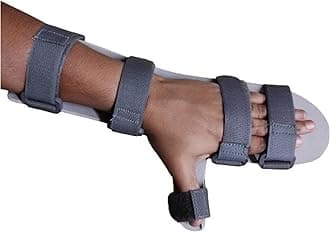 Static Cockup Splint Static Support Splint, Aluminium Hand Support Palm, Elbow Support (Large Left Hand)
