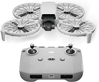 DJI Flip (RC-N3 Transmitter Included) Drone with Camera 4K UHD Camera (Adult) Small Drone Less Than 249g 3-Axis Gimbal Image Stabilization, 13km Video Transmission, Palm Take Off, Auto Return, 31