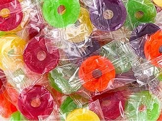 Hard Sugar Candy, 5 Flavor Fruit Assortment, Individually Wrapped, Bulk, 2.0 Pounds, Cherry, Raspberry, Watermelon, Orange & Pineapple (5 Flavor Mix, 1 Pack)