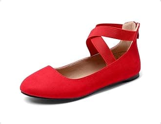 Women's Comfortable Fashion Elastic Ankle Straps Flats Shoes