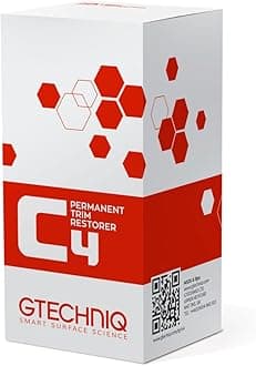 C4 Permanent Trim Restorer for Car and Vehicle Trim, Revitalises Tired, Faded, Discoloured Plastic and Rubber, Easy to Apply - 15ml (Sufficient for 1 Small-Medium Car)