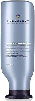 Strength Cure Blonde Purple Conditioner - For Blonde & Lightened Color-Treated Hair, Strengthens Hair & Fights Brass, Sulfate-Free & Vegan