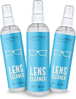 Eyeglass Cleaning 6 oz Spray Bottle, 3 Pack