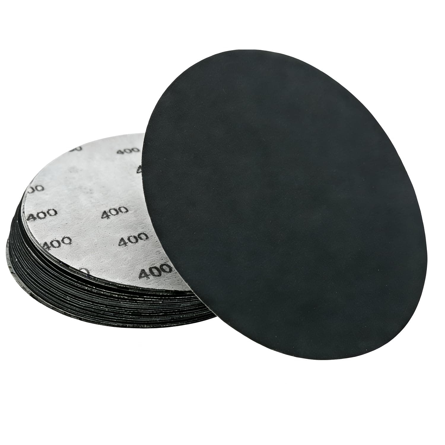 400 Grit Wet Dry Sandpaper, 6 Inch 20 PCS Hook and Loop Sanding Discs with Premium Silicon Carbide Abrasive, Polishing Sandpaper Pads for Auto Polishing or Scratches Removing