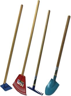 Little Diggers Kids Garden Tool Set – Four-Piece Set – Child Safe Tools – Garden with Your Kids