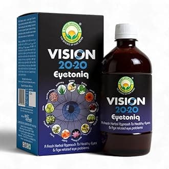 Vision 20-20 Eyetoniq 450ml | Ayurvedic Herbal Eye Tonic with Triphala & Natural Ingredients | Supports Eye Wellness, Cooling & Daily Eye Comfort
