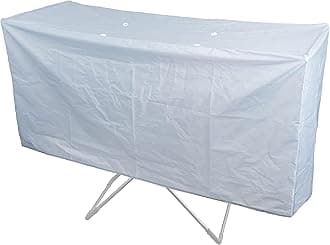 230 Electric Heated Clothes Dryer Rack with Cover, Folding Energy-Efficient Indoor Laundry Airer for Fast Drying, Portable & Compact