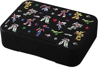 Simple Modern Transformers Bento Lunch Box for Kids | BPA Free, Leakproof, Dishwasher Safe | Meal Container for Girls and Boys, Toddler | Porter Collection | 5 Compartments | Transformers Block Nation