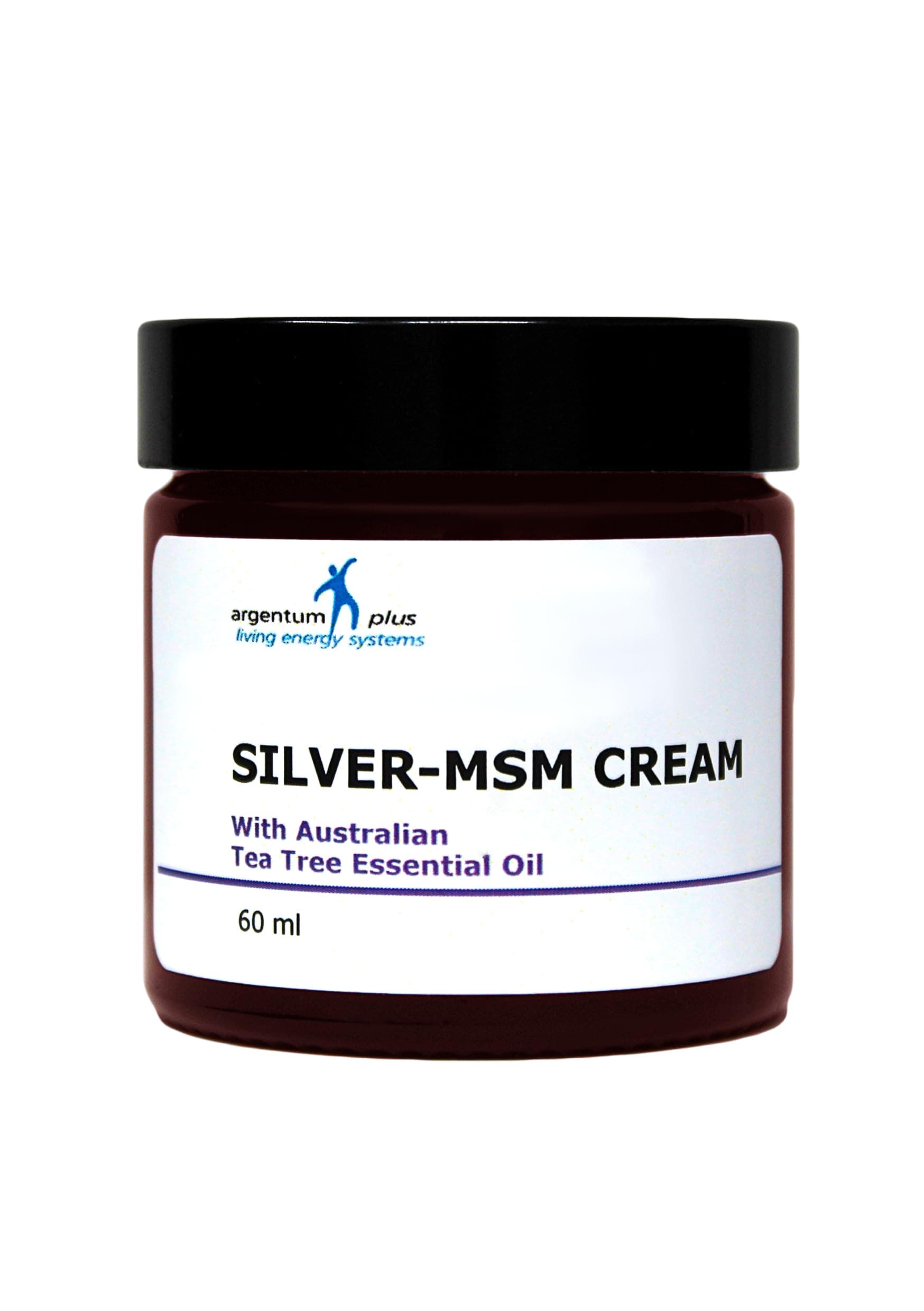 Silver-MSM Cream with Australian Tea Tree Essential Oil 60 ml