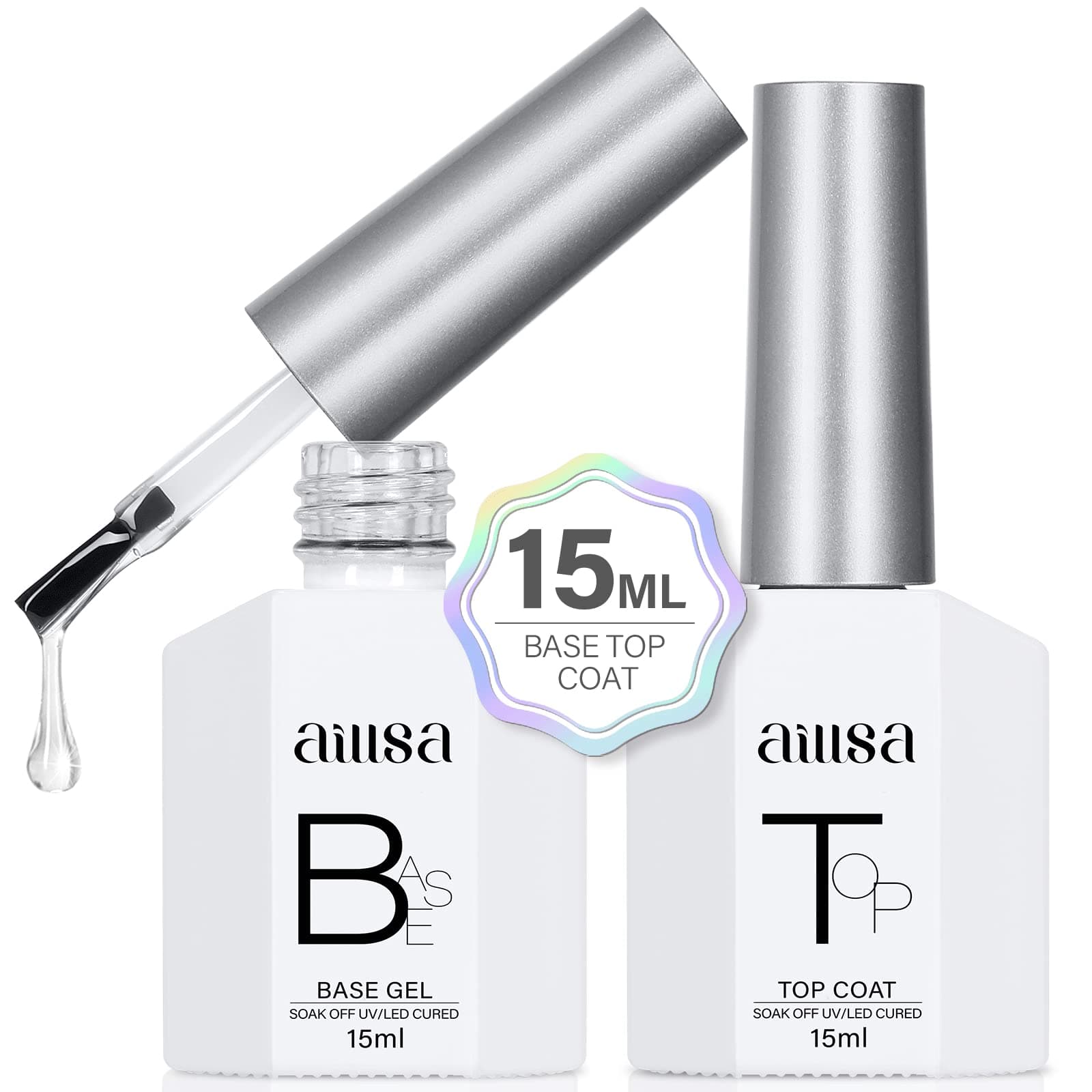 Base and Top Coat Gel Nail Polish