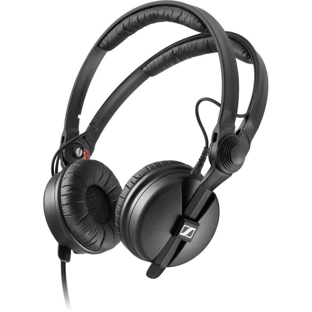 HD 25 Plus Professional DJ Headphones | Dynamic, Closed‑Back | Rotatable Ear Cup | Includes Spare Earpads | Straight/Coiled Cables | Ideal for DJ Mixing, Live Monitoring, Studio Work