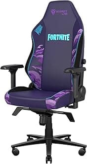 Secretlab Titan Evo 2022 Fortnite Gaming Chair - Reclining - Ergonomic & Comfortable Computer Chair with 4D Armrests - Magnetic Head Pillow & 4-Way Lumbar Support - Purple - Hybrid Leather