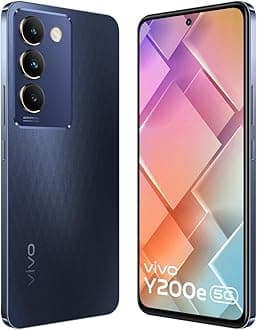 vivo Y200e 5G (Black Diamond, 8GB RAM, 128GB Storage) Without Offer