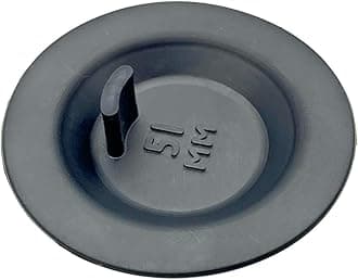 Backflush Disc – Blind Insert for Espresso Machine – Food-Grade Silicone – 3 Size Variations – Compatible with Cleaning Tablets and Powder – Wide Compatibilit (1, Black)