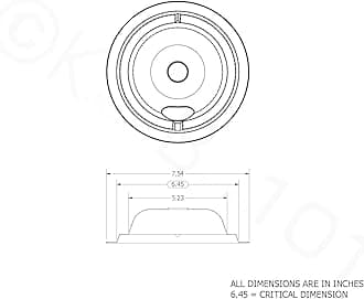 KITCHEN BASICS 101 Made in the USA WB31T10010 and WB31T10011 Replacement Chrome Drip Pans for GE/Hotpoint Electric Range with Locking Slot - Includes 2 6-Inch and 2 8-Inch Pans, 4 Pack