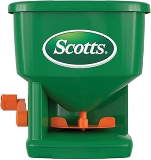 Scotts Whirl Hand-Powered Spreader for Seed, Fertilizer, Salt, Ice Melt, Handheld Spreader Holds up to 1,500 sq. ft. Product