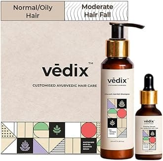 Vedix Vikleda Shampoo & Vithan Hair Growth Serum Combo For Women & Men | For Dry Hair & Hair Growth | 100ml + 40 ml