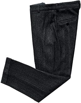 - Mens Vintage Tweed Dress Pants Slacks Trousers Regular Fit Suit Pants for Men