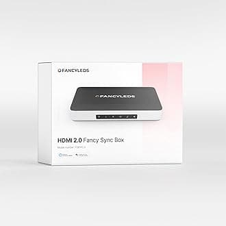 Sync Box Ambient TV Backlighting Syncing Box HDMI 2.0 All TV Sizes (70'' to 90'') (FSB1P2.0)